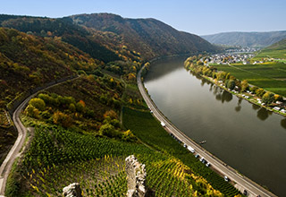 Wandern an der Mosel